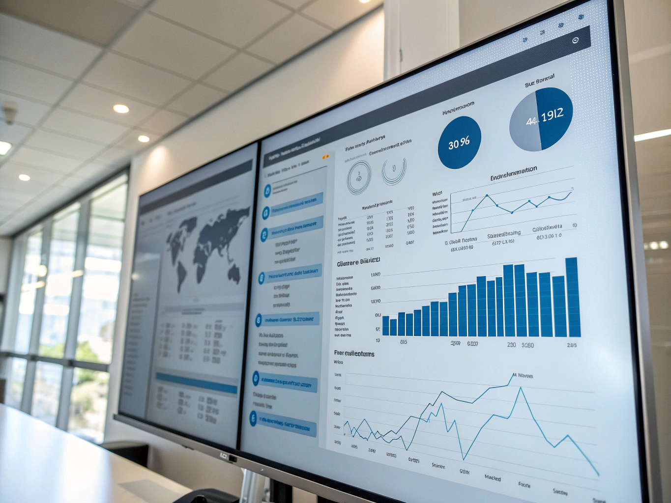 Synthex AI analytics dashboard showing traffic and pipeline growth