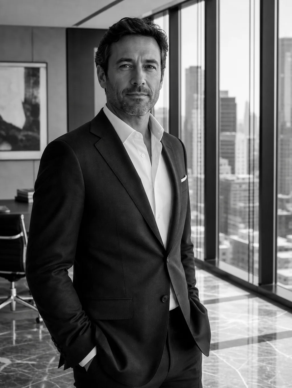 Founder of CybberLyft in professional executive setting